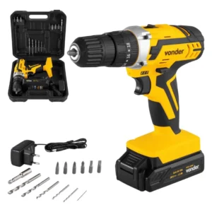Parafusadeira Impacto 3/8 Pol 20v Com Bateria Vonder